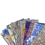 پاکت پول ترمه اکلیلی بسته 10 عددی (طرح جور) (1)