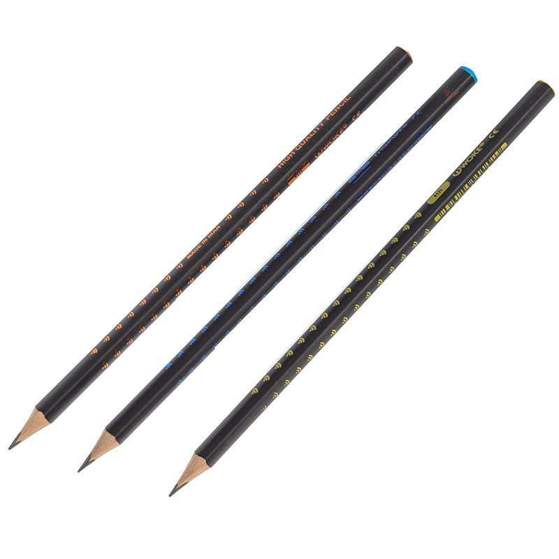 مداد مشکی 3 گوش بسته 12 عددی ووک WOKE (1)