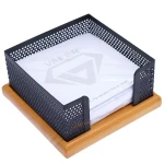 ست اداری چوب و فلز 4 تیکه قهوه ای روشن VZ-207 وافر (7)