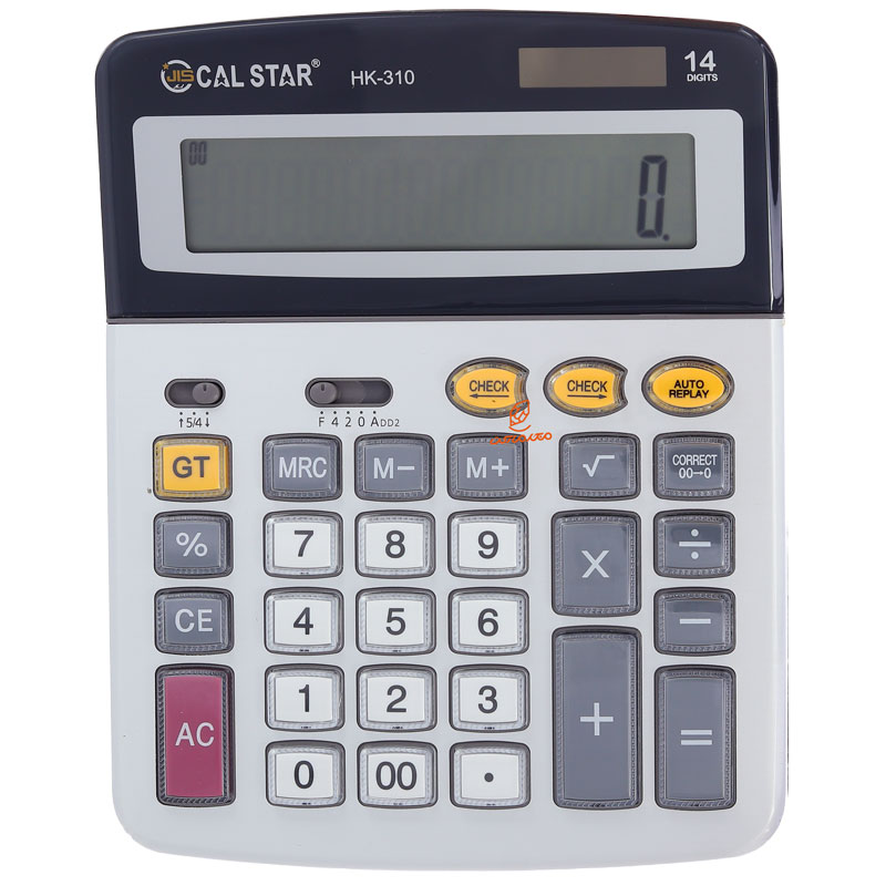 ماشین حساب رومیزی 14 رقم مدل HK-310 کال استار CAL STAR