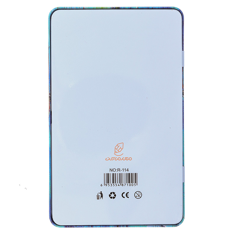 مداد رنگی 12رنگ جعبه فلزی تخت ریکو RICO (2)