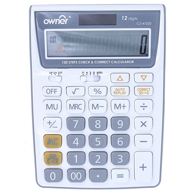 ماشین حساب رومیزی 12 رقم مدل 41020 اونر OWNER (3)