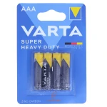 باتری نیم قلمی سوپر لایف 4 عددی وارتا SUPER HEAVY DUTY (2)