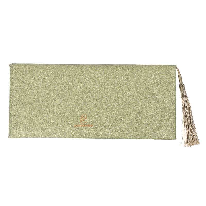 پاکت پول اکلیلی منگوله دار طلایی