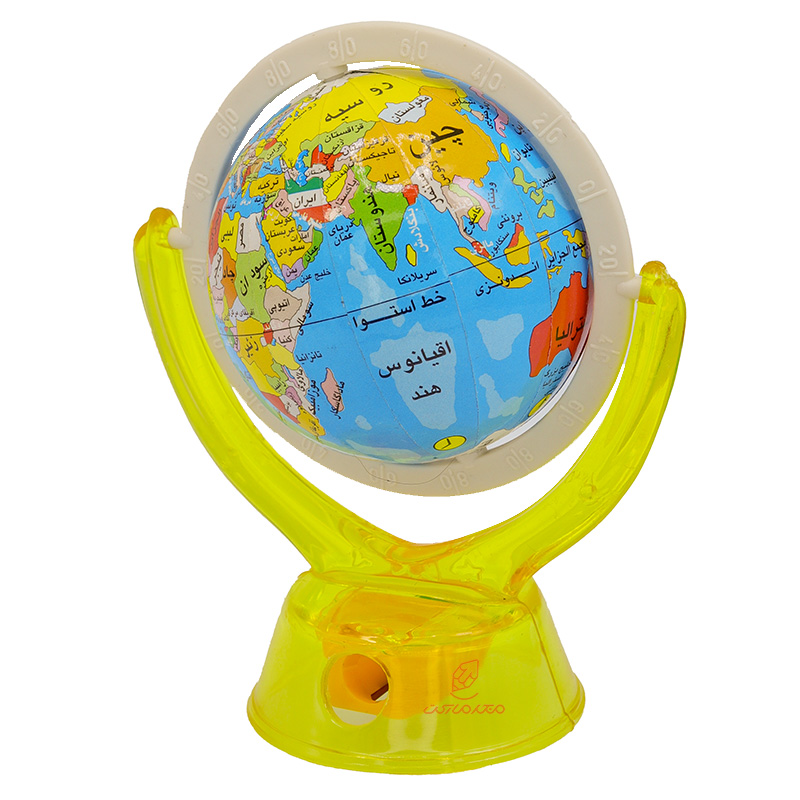 تراش زرد طرح کره زمین (2)