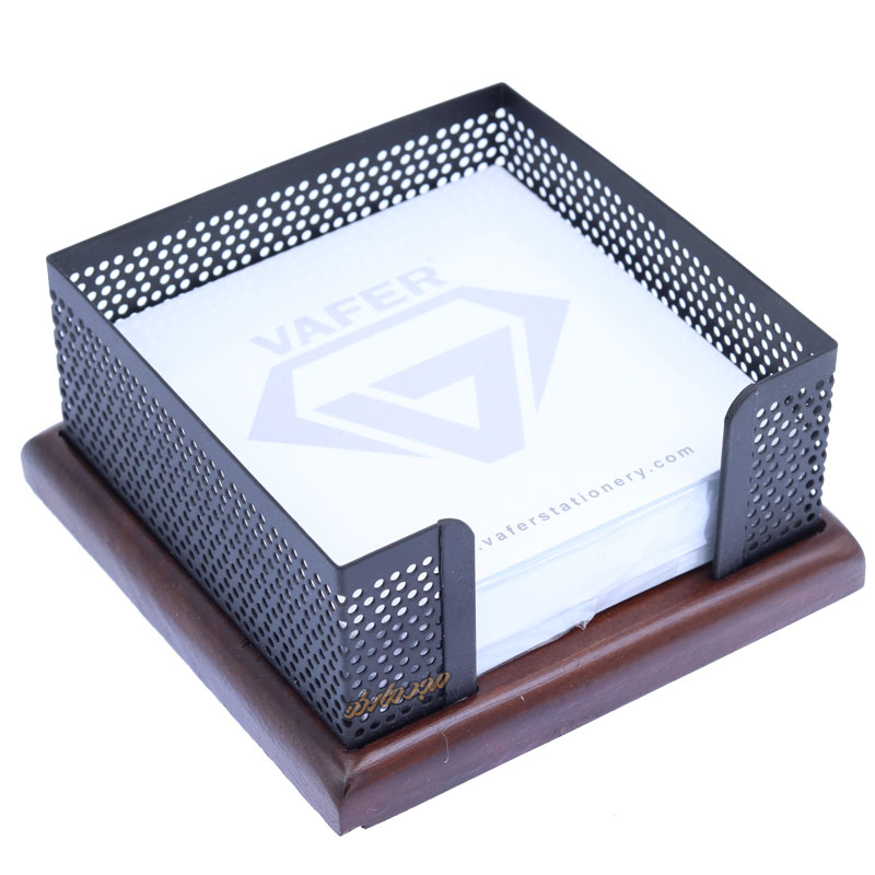 ست اداری چوب و فلز 4 تیکه قهوه ای تیره VZ-207 وافر (5)