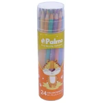 مداد رنگی 24 رنگ لوله ای طرح ببر پالمو PALMO (2)