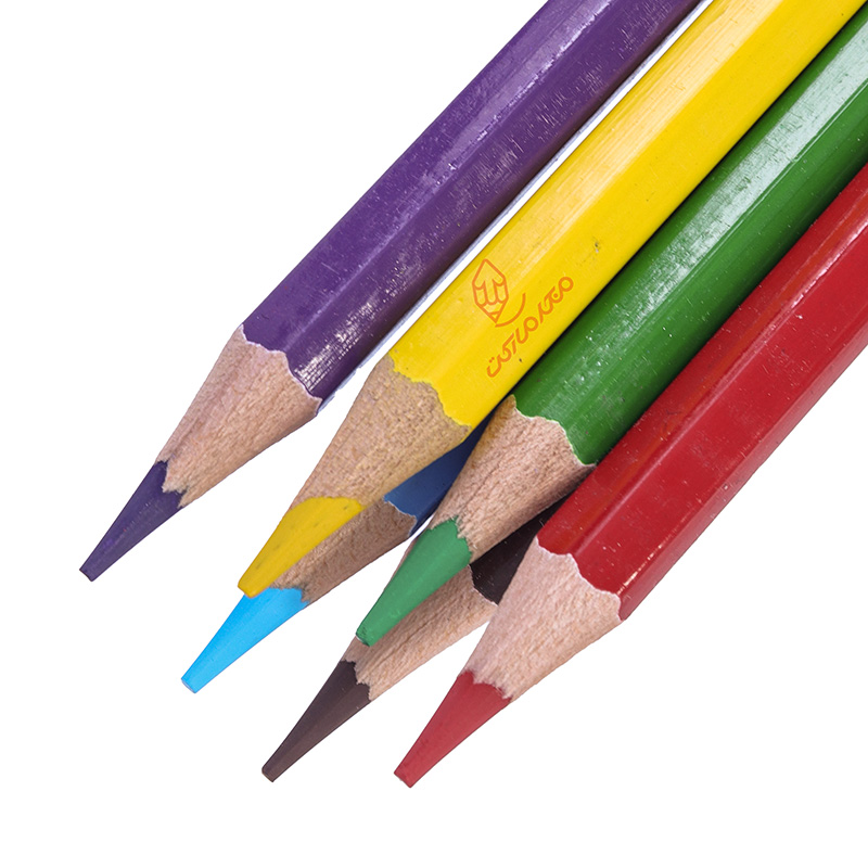 مداد رنگی 6 رنگ جعبه مقوایی طرح زرافه سی کلاس C.CLASS (1)