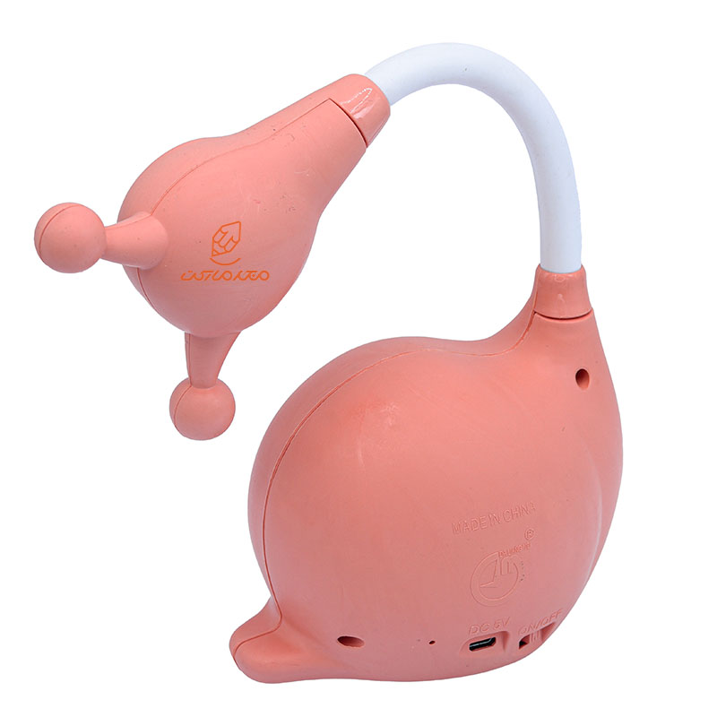 چراغ مطالعه رومیزی DM5060 نارنجی طرح حلزون (3)