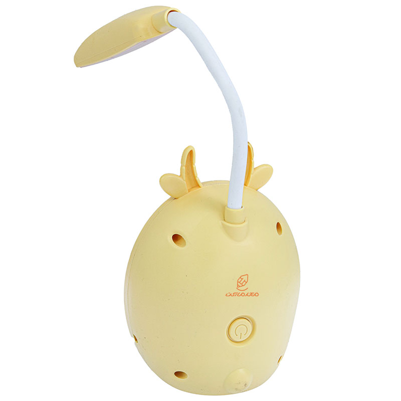 چراغ مطالعه رومیزی HK33222 زرد طرح گاو (1)