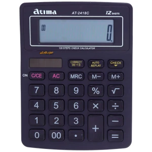 ماشین حساب رومیزی 12 رقمی مدل AT-2418C آتیما ATIMA