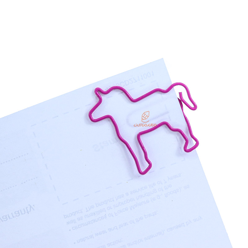 کلیپس فلزی طرح اسب تک شاخ بسته 6 عددی (1)