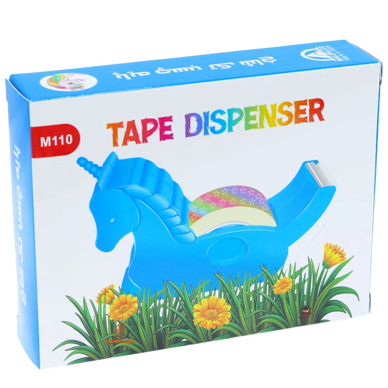 پایه چسب فانتزی 110 طرح اسب تک شاخ آبی (2)