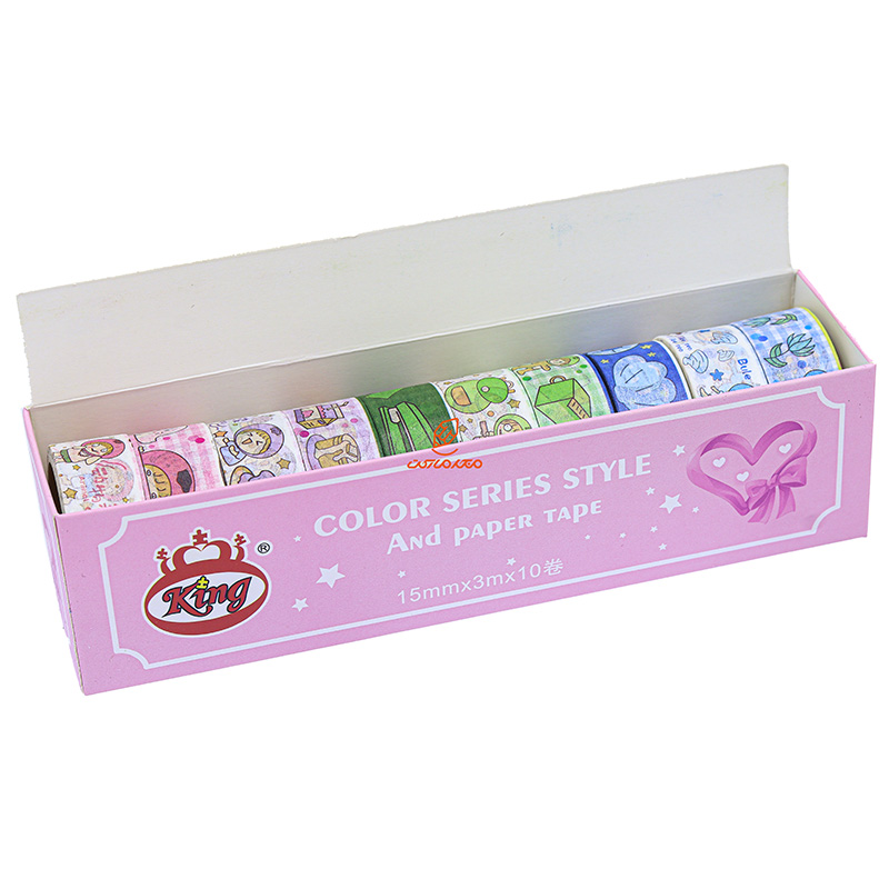 چسب نواری طرحدار 801 طرح دختر و موش واشی (3)