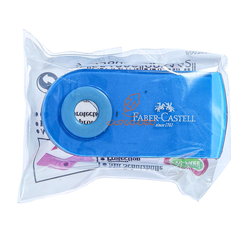 پاک کن غلاف دار اسلیو مینی 2460 آبی فابر کاستل FABER CASTELL