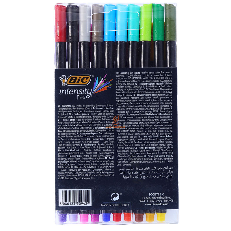 روان نویس رنگی بسته 20 عددی بیک BIC (3)