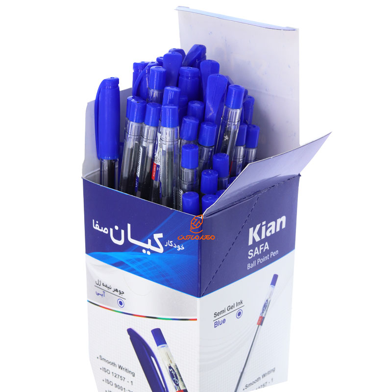 خودکار آبی 1.0 بسته 50 عددی صفا کیان (1)