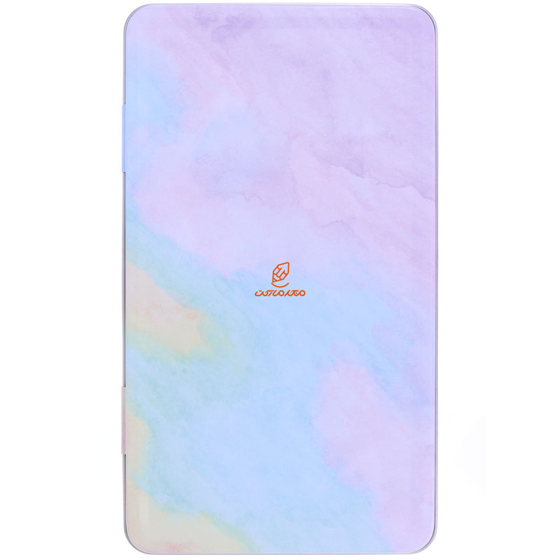 مداد رنگی 12 رنگی جعبه فلزی گریپ اسپارگل فابر کاستل (2)