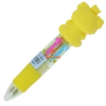 خودکار 4 رنگ فانتزی مینی طرح خرس زرد 556 CARTOON (3)