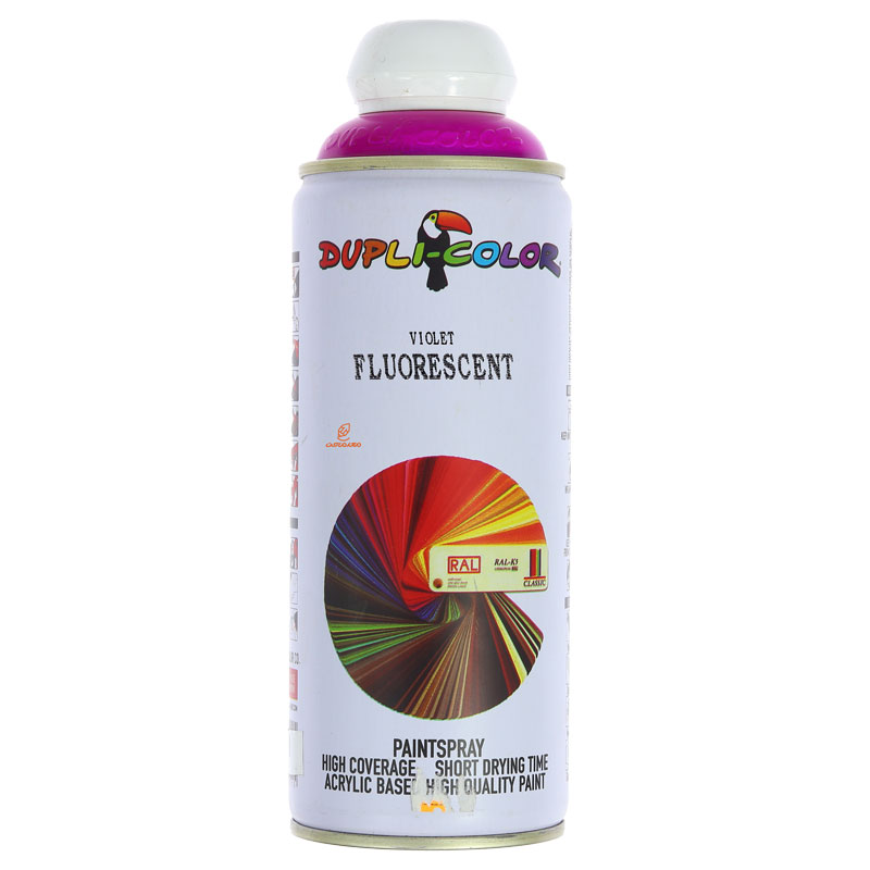اسپری رنگ بنفش فلورسنت (VIOLET FLUORESCENT) دوپلی کالر (2)