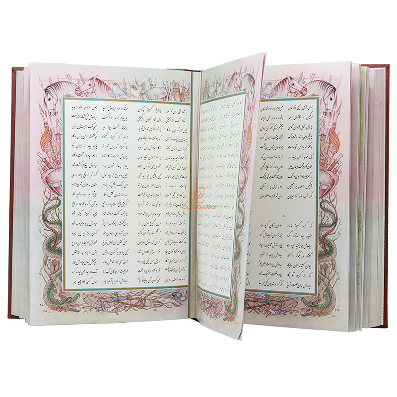 کلیات داستان های شاهنامه فردوسی قطع وزیری (قاب کشویی) (3)