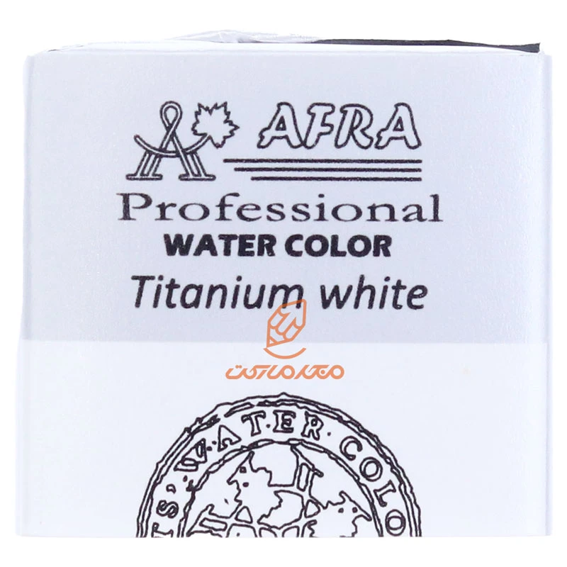قرص آبرنگ سفید (TITANIUM WHITE) کد 104 افرا (1)