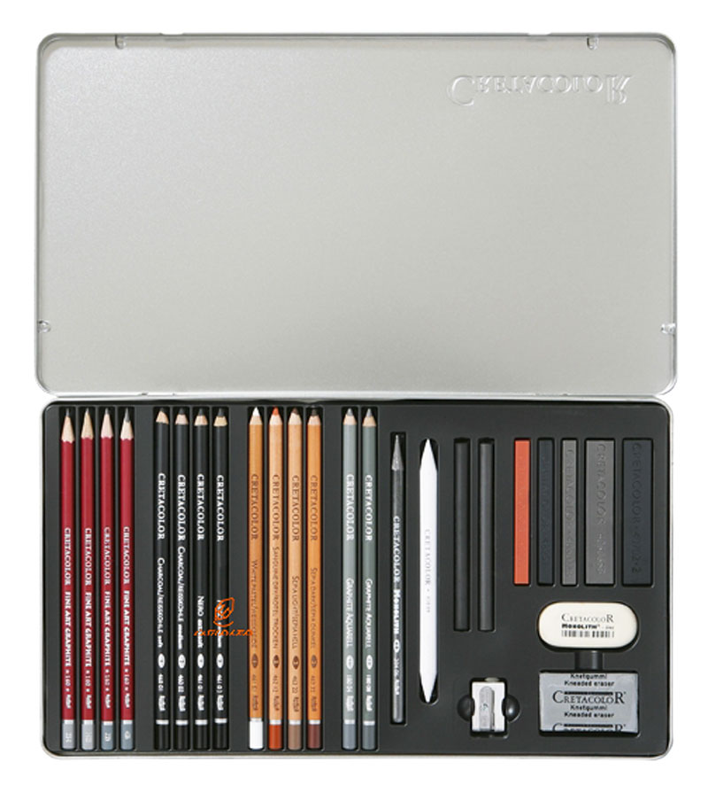 ست طراحی 26 تکه کد 40042 پیشرفته TEACHERS کرتاکالر CRETACOLOR (1)