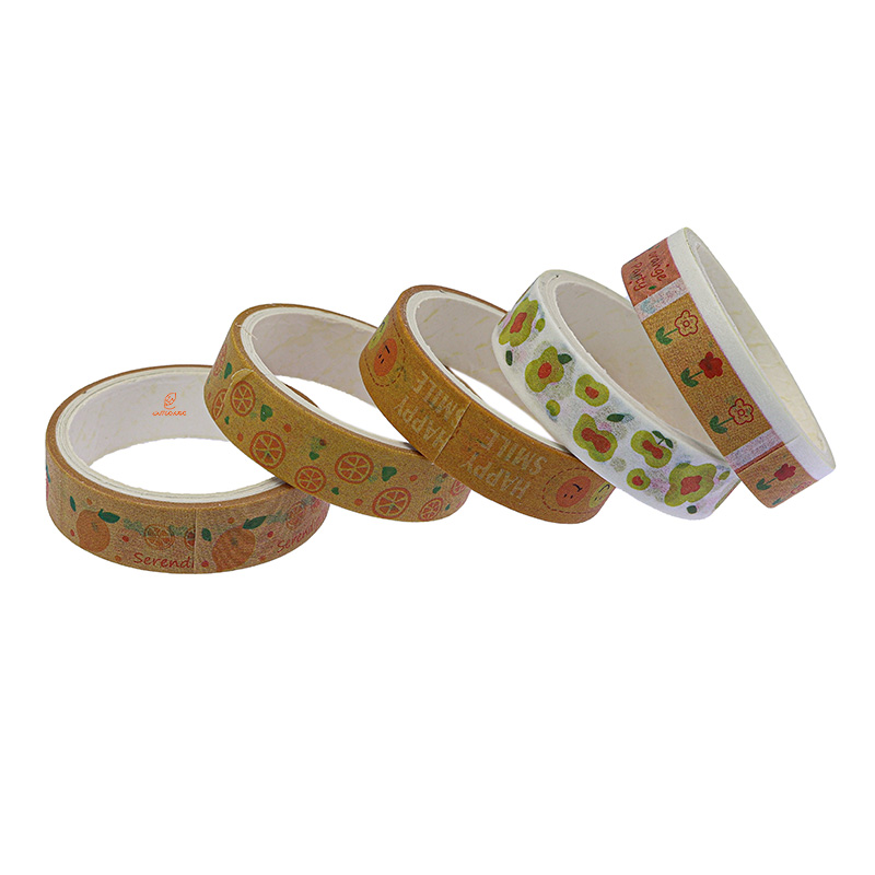 چسب نواری طرحدار HZ-01 طرح انبه و پرتقال واشی (1)