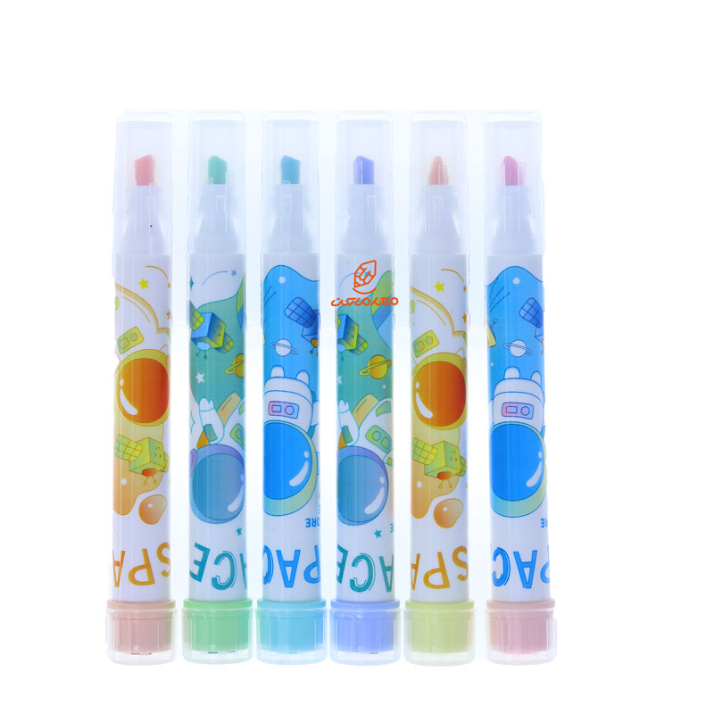 ماژیک علامت گذار استامپی بسته 6 عددی طرح فضانورد 9207 فاندل FANDEL (4)