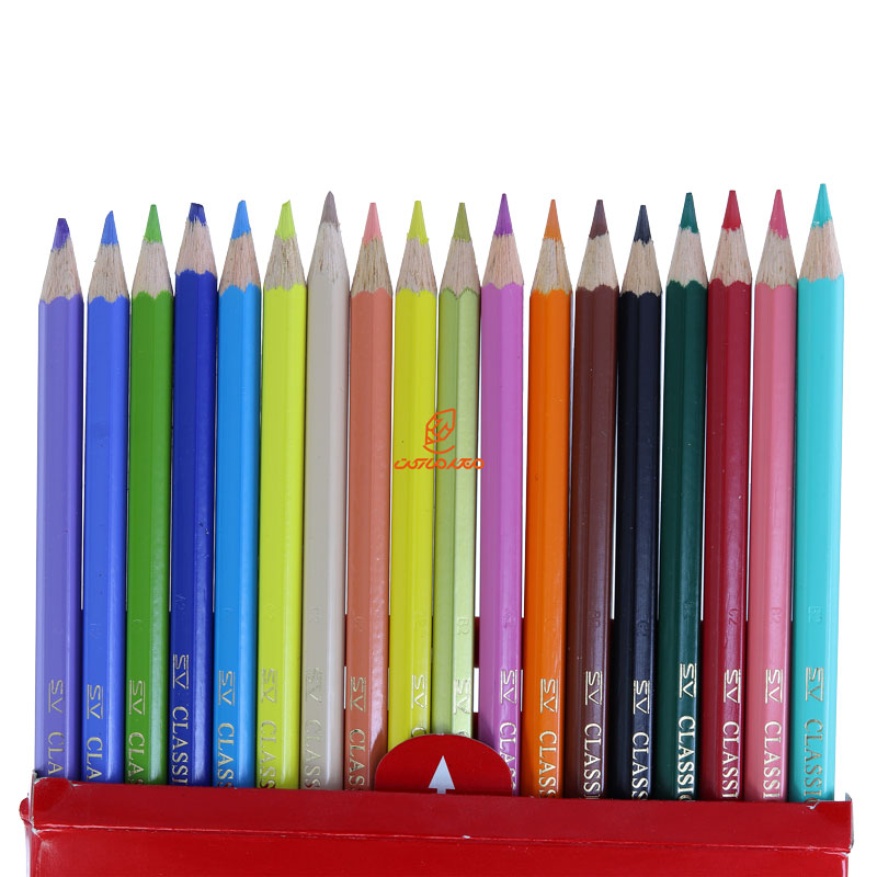 مداد رنگی 6+12 رنگی جعبه مقوایی پاستلی فابر کاستل (5)