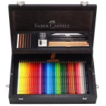 ست هنری و گرافیکی 125 تکه جعبه چوبی فابر کاستل FABERCASTELL (3)