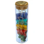 گیره (کلیپس) دوبل رنگی mm32 بسته 5 عددی (3)