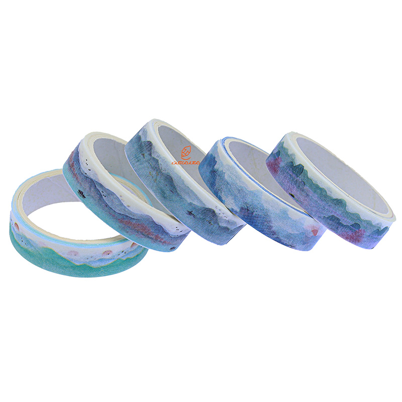 چسب نواری طرحدار HZ-01 طرح آبرنگی واشی (1)