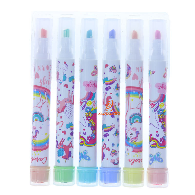 ماژیک علامت گذار استامپی بسته 6 عددی طرح یونی کورن 9207 فاندل FANDEL (1)