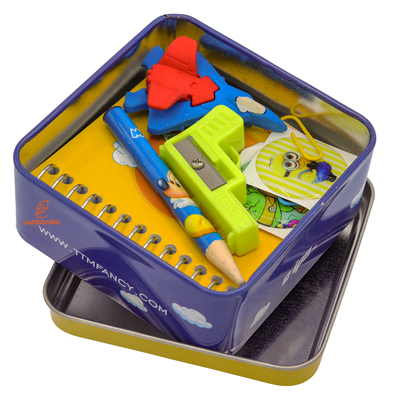 پک فانتزی زرد طرح خلبان جعبه فلزی clips (1)