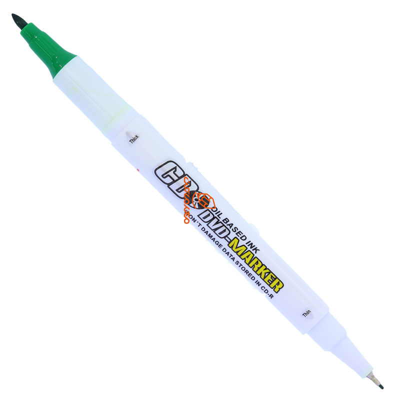 ماژیک سی دی دو سر سبز 1011 هپو HEPPOO (1)