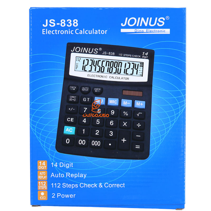 ماشین حساب رومیزی 14 رقم جوینوس مدل JOINUS JS-838 (1)