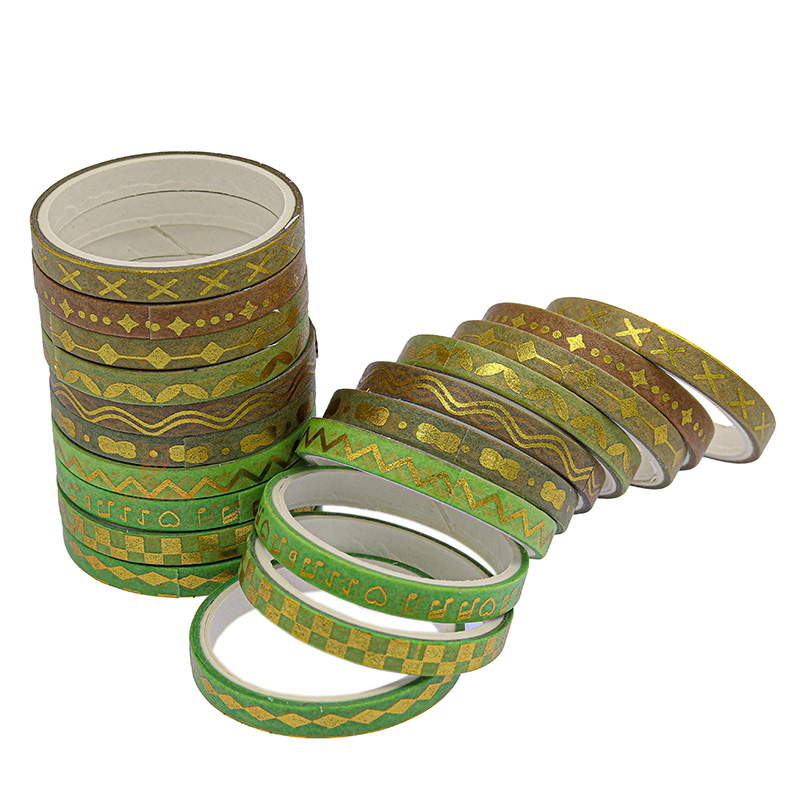 چسب نواری طرحدار 2209 سبز و زرد واشی (1)