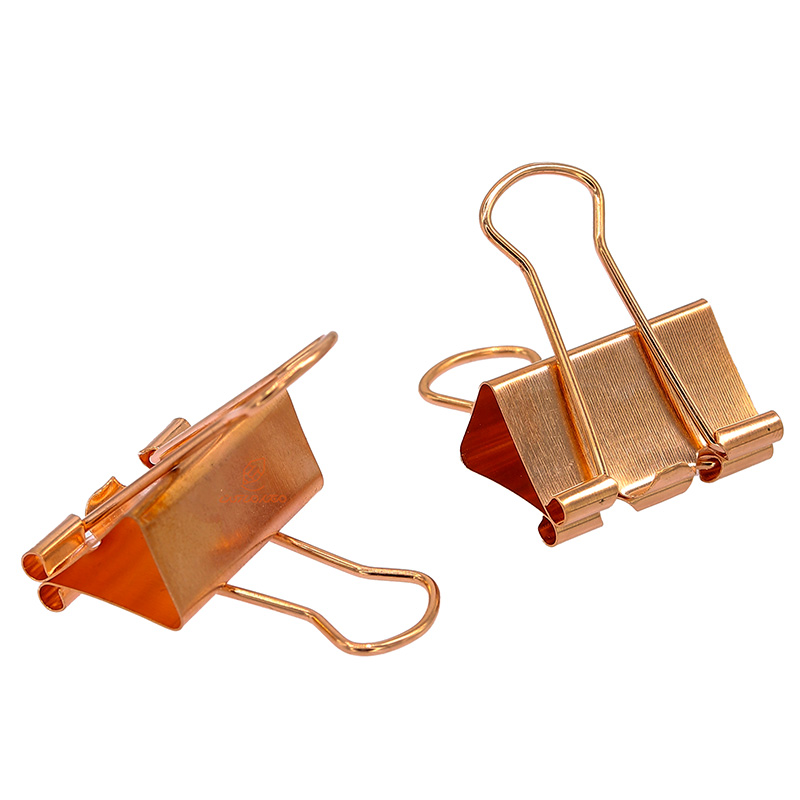 گیره (کلیپس) دوبل رزگلد mm25 بسته 5 عددی (4)