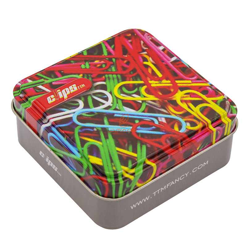 گیره دوبل 32mm رنگی جعبه فلزی clips (3)