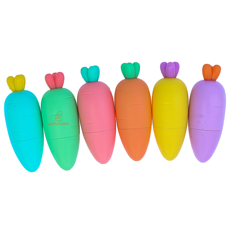 ماژیک علامت گذار فانتزی 6 رنگی کد 809 طرح هویج MAO (3)