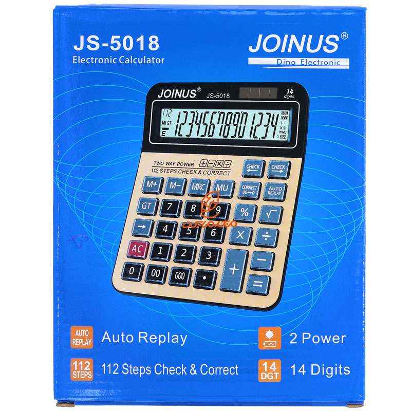 ماشین حساب رومیزی 14 رقم جوینوس مدل JOINUS JS-5018 (1)