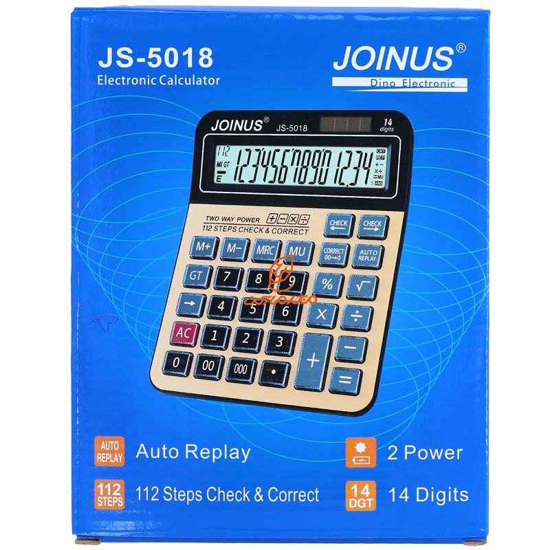 ماشین حساب رومیزی 14 رقم جوینوس مدل JOINUS JS-5018 (1)