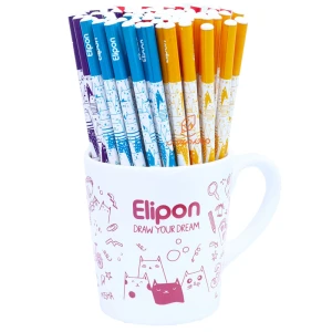مداد مشکی + ماگ الیپون ELIPON