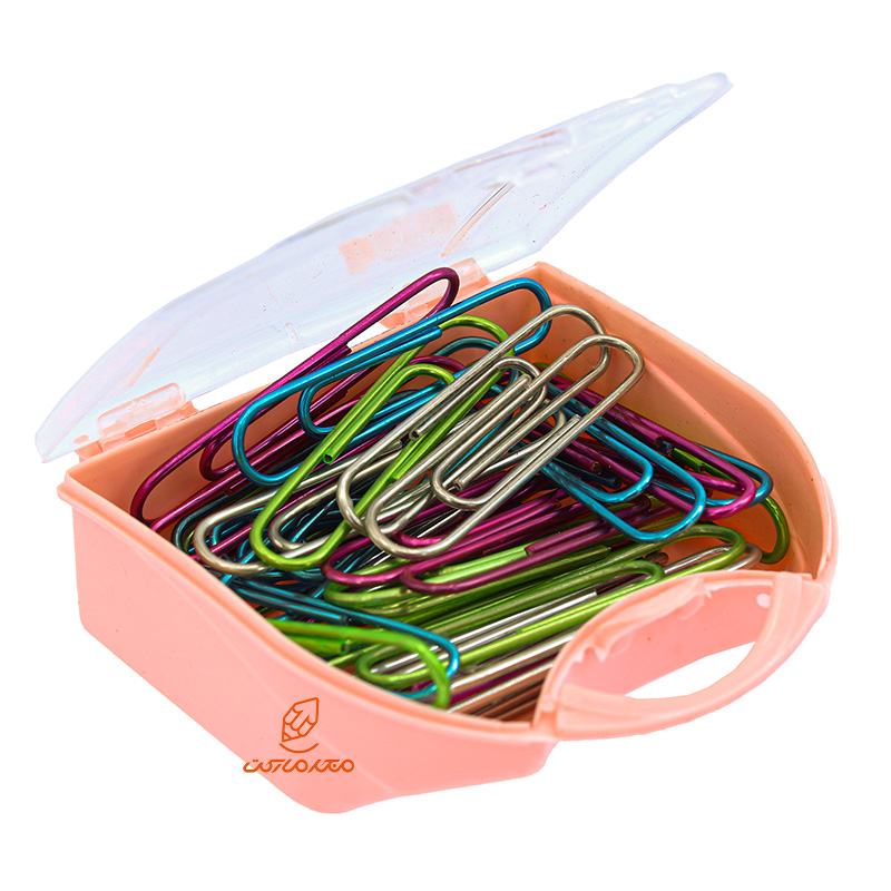 گیره متوسط کاغذ (کلیپس) رنگی بسته 40 عددی (3)