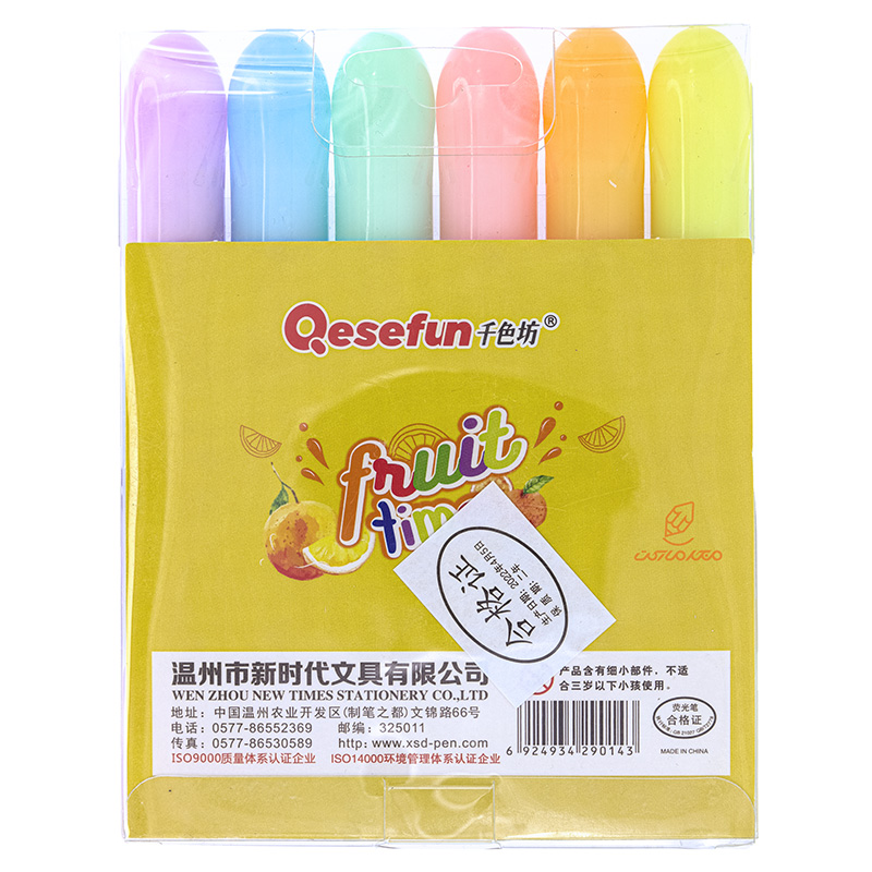 ماژیک علامت گذار عطری فانتزی 1260 بسته 6 عددی QESEFUN (3)