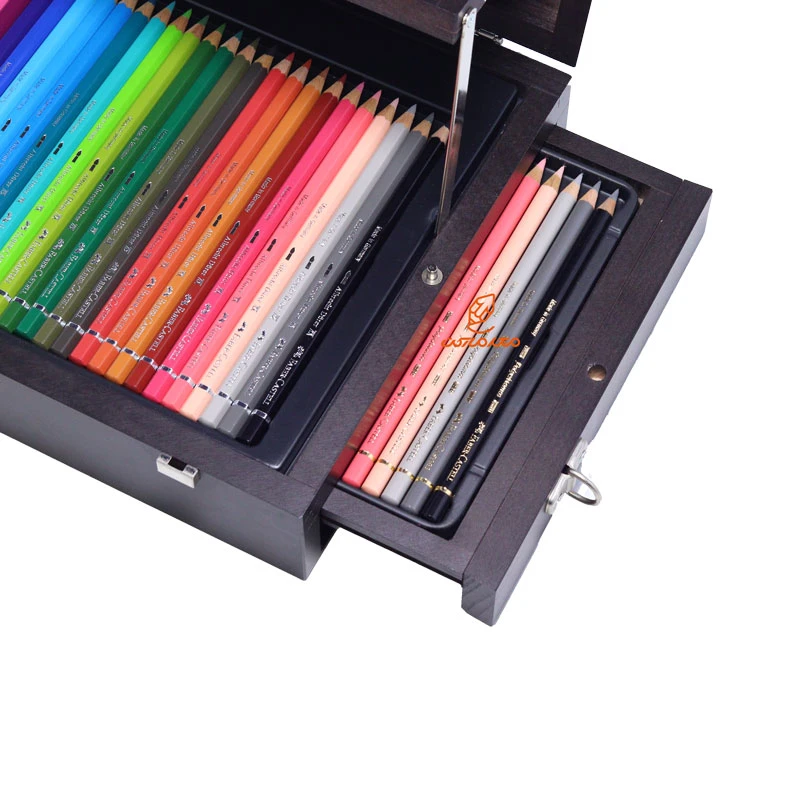 ست هنری و گرافیکی 125 تکه جعبه چوبی فابر کاستل FABERCASTELL (7)