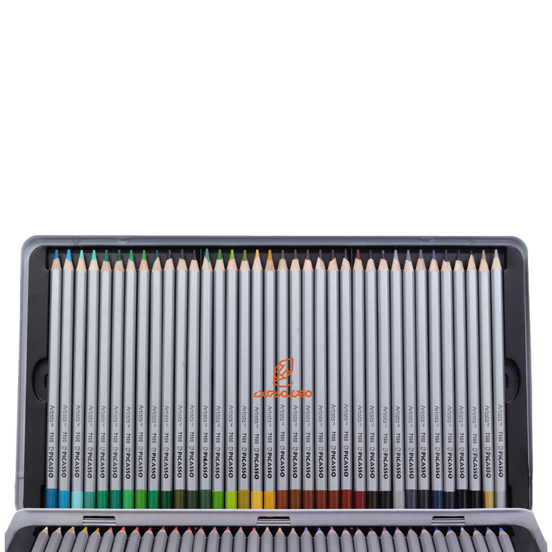 مداد رنگی آرتیست 72 رنگ جعبه فلزی پیکاسو (7)
