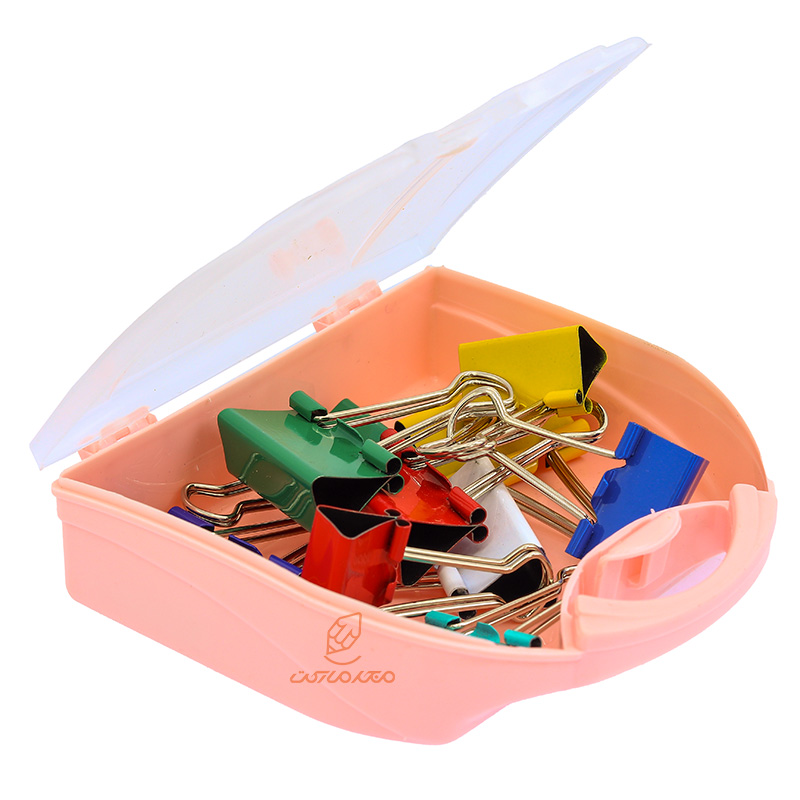 گیره (کلیپس) دوبل رنگی mm32 و mm25 بسته 10 عددی (1)