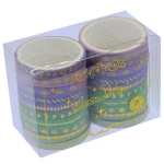 چسب نواری طرحدار 2209 سبز و بنفش واشی (2)